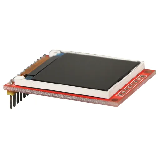 This Color TFT LCD display has 128 x 128 resolution and 262 color. It uses SPI interface to communicate with controller such Arduino, it is the best upgrading of the Nokia5110.