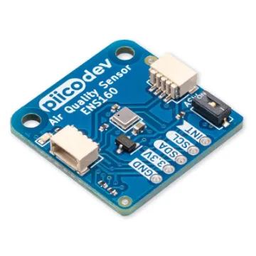 PiicoDev ENS160 Air Quality Sensor. Measure indoor air-quality - sensitive to fumes, cooking smells, humans.