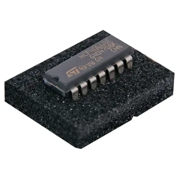 Antistatic sheeting for storing CMOS IC's LSI's etc. 3M type. 225mm x 150mm sheet.IC Not included