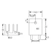Picture of 16 x 22mm TO220 PCB Mount Heatsink