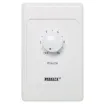 Designed to control 100V line speaker systems these attenuators are fitted to industry standard wall plates and install into an electrical wall box. They feature 11 position switches