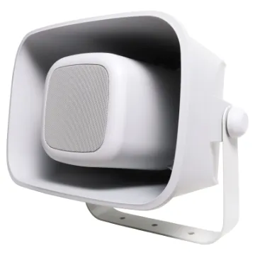 A high performance weatherproof music horn engineered for durability, reliability, and exceptional audio clarity.  Designed with a robust and solid structure, this speaker is built to withstand challenging environments while delivering a long service life.
