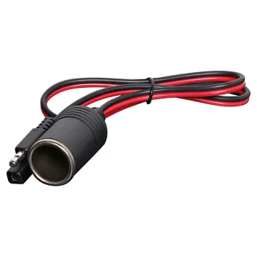 Power your SAE-compatible devices directly from your vehicle with this Car Accessory Socket to 2 Pin SAE Bullet Adapter. This adapter converts a standard 12V car cigarette lighter socket into an SAE connector.