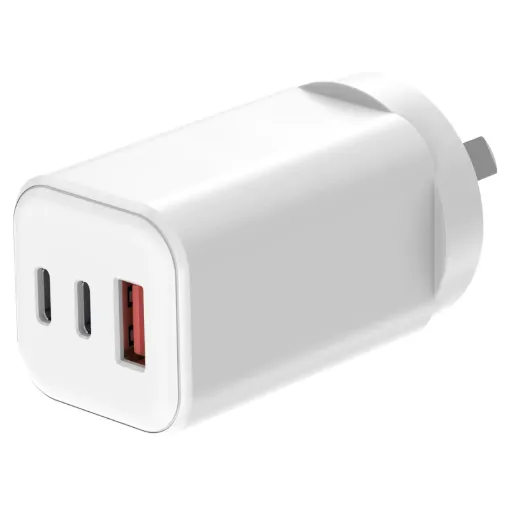 This powerful 65W USB charger features a QuickCharge 3.0 port as well as dual USB-C ports to suit the latest devices.