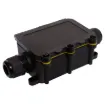 These weatherproof junction boxes with hinged lid offer secure protection for cable joins from moisture and dust ingress.