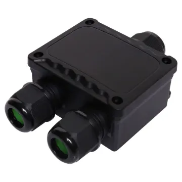 These weatherproof junction boxes with hinged lid offer secure protection for cable joins from moisture and dust ingress.