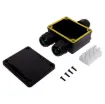 These weatherproof junction boxes with hinged lid offer secure protection for cable joins from moisture and dust ingress.