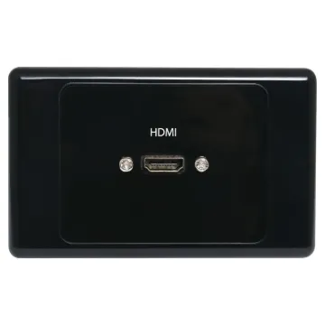 Flylead Wallplat fitted with HDMI Ultra High Speed (8K ready) connection.