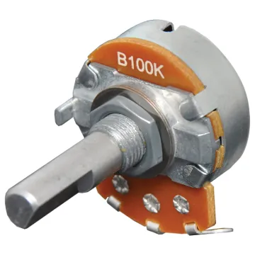 100k Lin D Shaft 24mm Single Pot