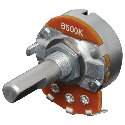 500k Lin D Shaft 24mm Single Pot