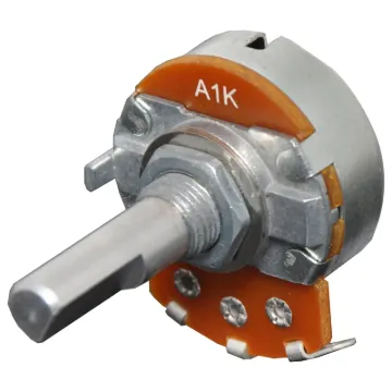 1k Log D Shaft 24mm Single Pot