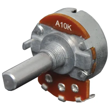 10k Log D Shaft 24mm Single Pot