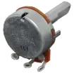10k Log D Shaft 24mm Single Pot