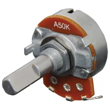 50k Log D Shaft 24mm Single Pot