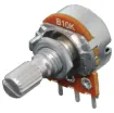 10k Lin 18T Spline 16mm Single Horizontal PCB Pot