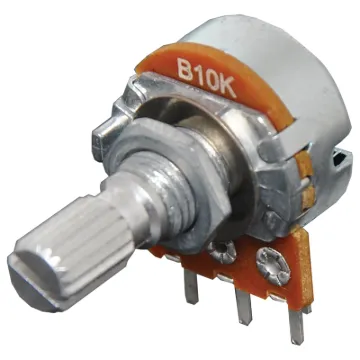 10k Lin 18T Spline 16mm Single Horizontal PCB Pot