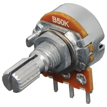 50k Lin 18T Spline 16mm Single Horizontal PCB Pot