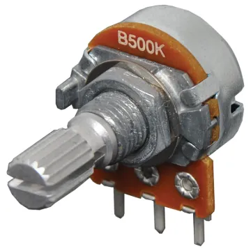 500k Lin 18T Spline 16mm Single Horizontal PCB Pot