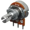1M Lin 18T Spline 16mm Single Horizontal PCB Pot