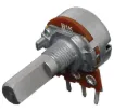 1k Lin D Shaft 16mm Single Horizontal PCB Pot