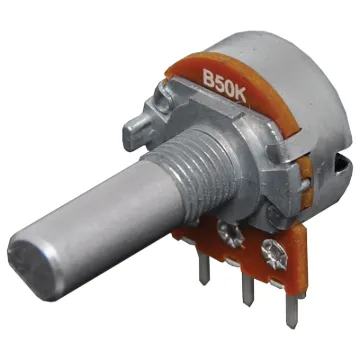 50k Lin D Shaft 16mm Single Horizontal PCB Pot