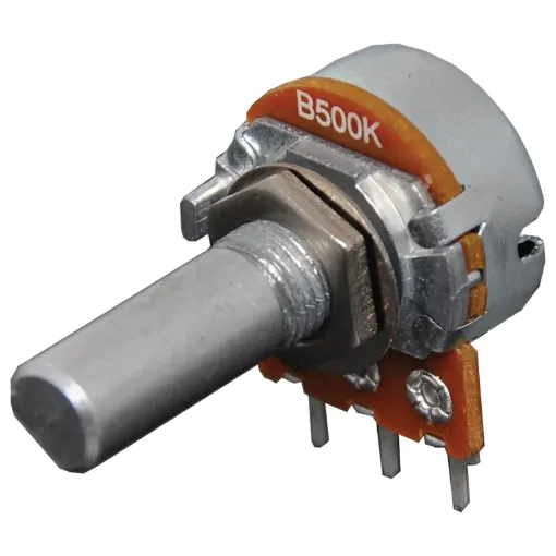 500k Lin D Shaft 16mm Single Horizontal PCB Pot