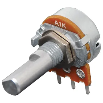 1k Log D Shaft 16mm Single Horizontal PCB Pot
