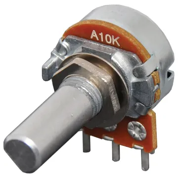 10k Log D Shaft 16mm Single Horizontal PCB Pot