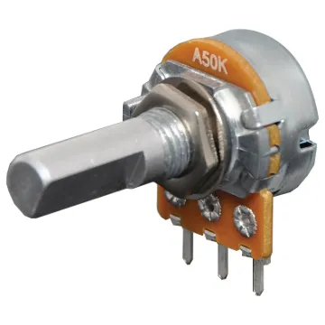 50k Log D Shaft 16mm Single Horizontal PCB Pot