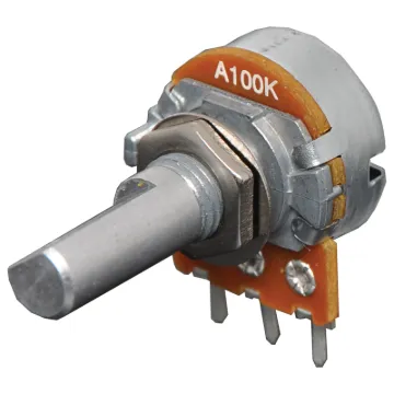 100k Log D Shaft 16mm Single Horizontal PCB Pot