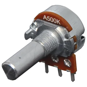 500k Log D Shaft 16mm Single Horizontal PCB Pot