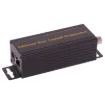 A 10/100 ethernet over coax transceiver for sending ethernet only (no power) over
coaxial cabling. Two units are required to form a link. Alternatively, it can be used with S 9267 4 way splitter cable to four S 9268 transceivers. Requires 12V DC from either M 9273A or existing 12V supply using P 6715. Maximum coaxial length 2000m.