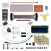 A handy collection of sensors, parts and prototyping boards to help you get started with ESP32 development. Using the included breakout board and accompanying breadboards, this kit can be used to create a variety of custom designed projects using the plentiful programming resources found online.