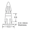Picture of 9.6mm PCB Support Flush Mount Pk 10