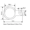 Picture of 8.3mm Solderlugs Pk 10