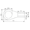 Picture of 5.3mm Uninsulated Ring Crimp 16-14AWG Pk 100