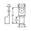 Picture of 6mm Heavy Duty Ring Crimp 4AWG