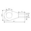 Picture of 6mm Heavy Duty Ring Crimp 2AWG