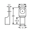 Picture of 10mm Heavy Duty Ring Crimp 2AWG