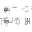 Picture of 4 Pole 15A DC Inline Multipole Connector