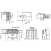 Picture of 6 Pole 15A DC Inline Multipole Connector