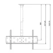 Picture of 37-90" Flat Screen Ceiling Bracket 75kg
