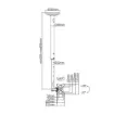 Picture of 13-27" LCD Black Ceiling Bracket