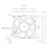 Picture of 120mm 24VDC Ball Bearing Cooling Fan