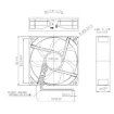 Picture of 92mm 12VDC Maglev Bearing Cooling Fan