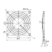 Picture of 80mm Plastic Fan Guard With Filter