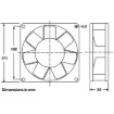 Picture of 171mm 240VAC Ball Bearing Cooling Fan