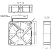 Picture of 120mm 24VDC Maglev Bearing Cooling Fan