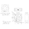 Picture of 60mm 24VDC Sleeve Bearing Cooling Fan