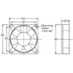 Picture of 60mm 12VDC Sleeve Bearing Cooling Fan